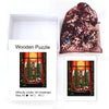 Winter Christmas window Wooden Jigsaw Puzzles - Unipuzzles