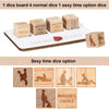 Laden Sie das Bild in den Galerie-Viewer, Wooden Date Night Dice Naughty Couple Dice Game for Him Funny Portable Couple Dice Kit for Adults Women Men Husband Girlfriend Boyfriend Valentine&#39;s Day Bridal Wedding Shower - Unipuzzles