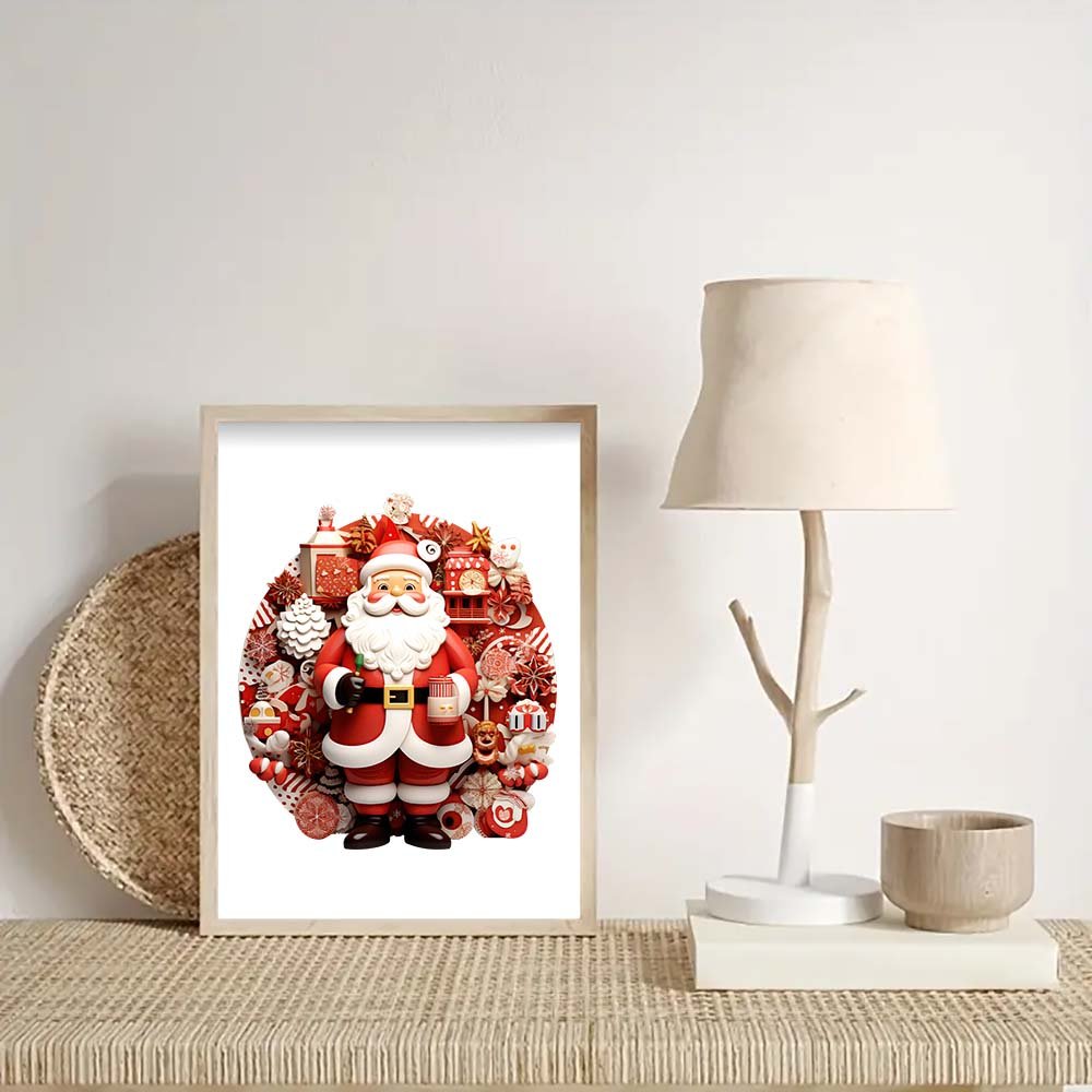 Wooden Santa puzzle filled with presents - Unipuzzles